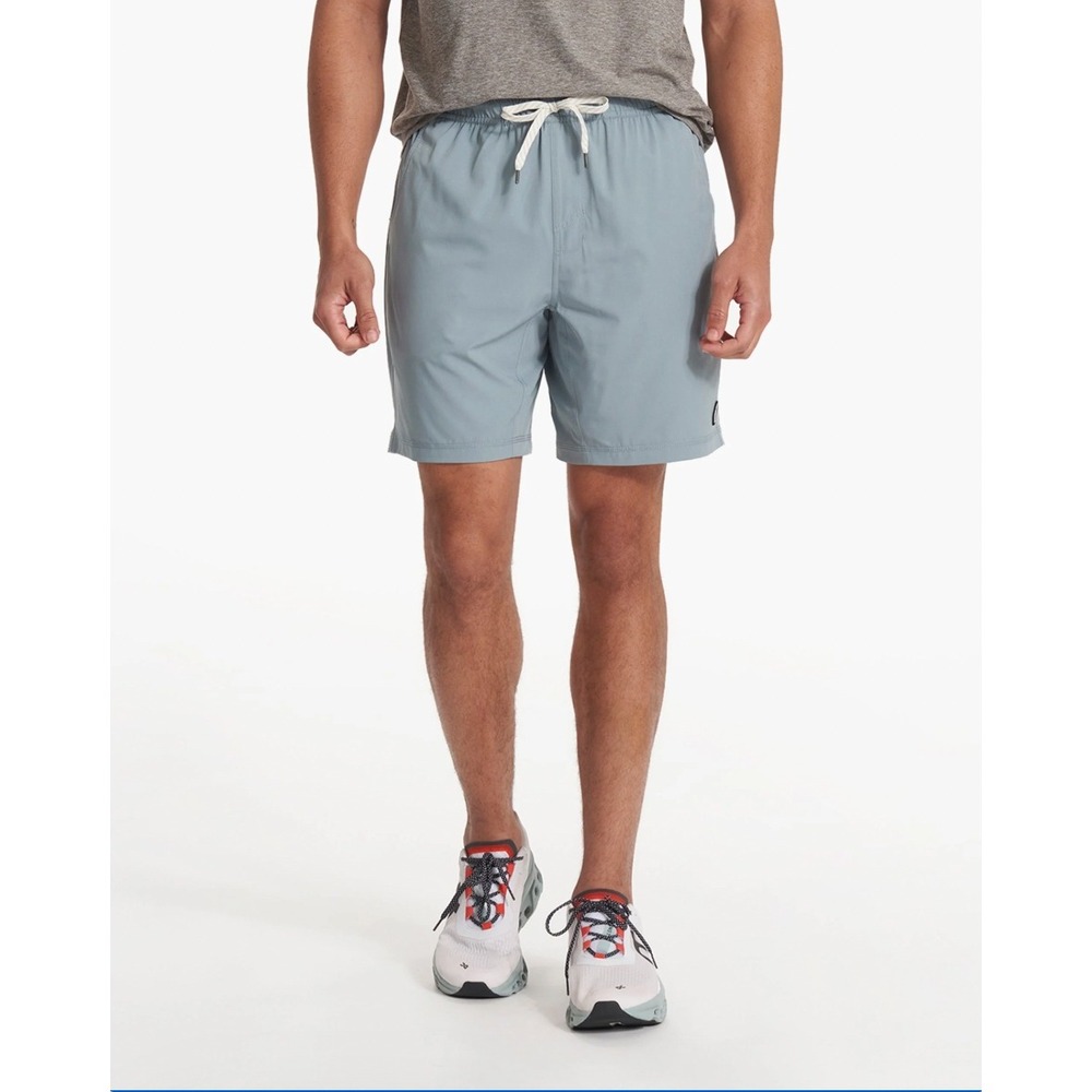 Vuori Kore Shorts XS Blue Shade Elastic Waist Performance Athletic Lined 7 Inch